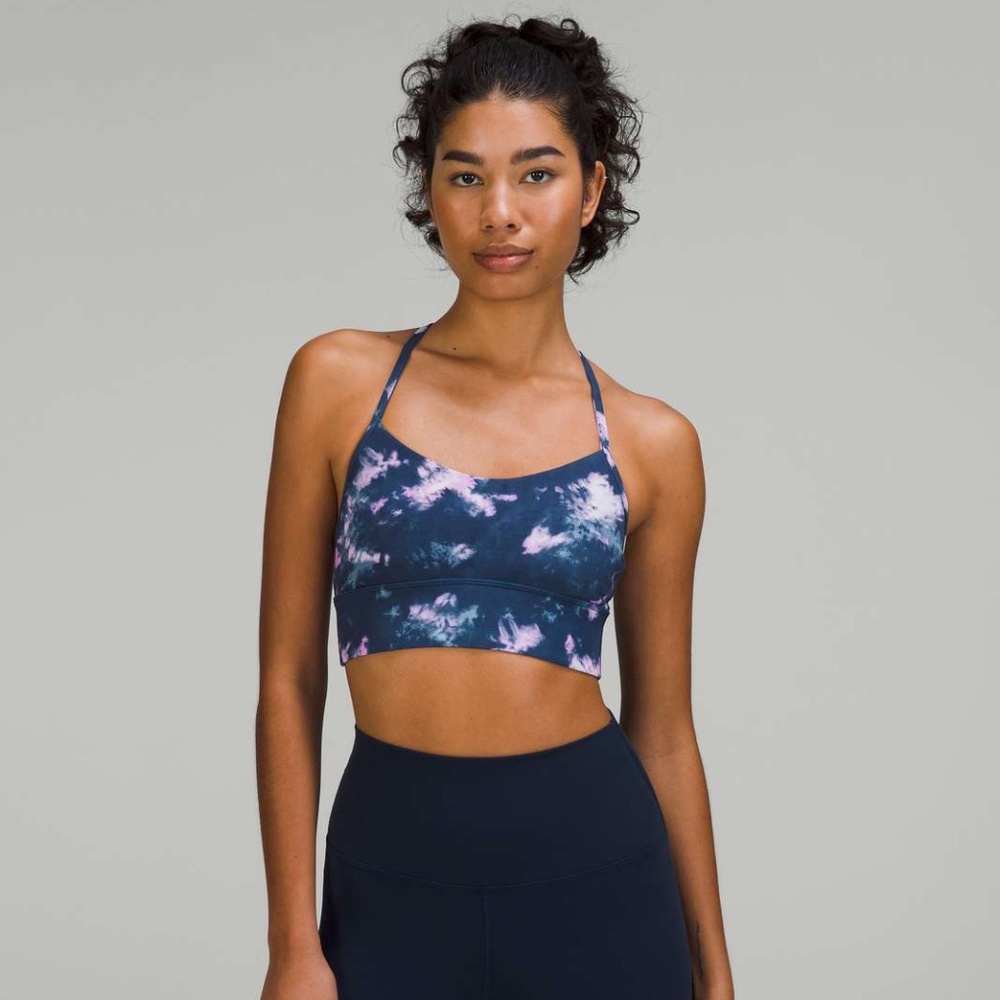 Lululemon Flow Y Nulu Longline Bra, Size 6
